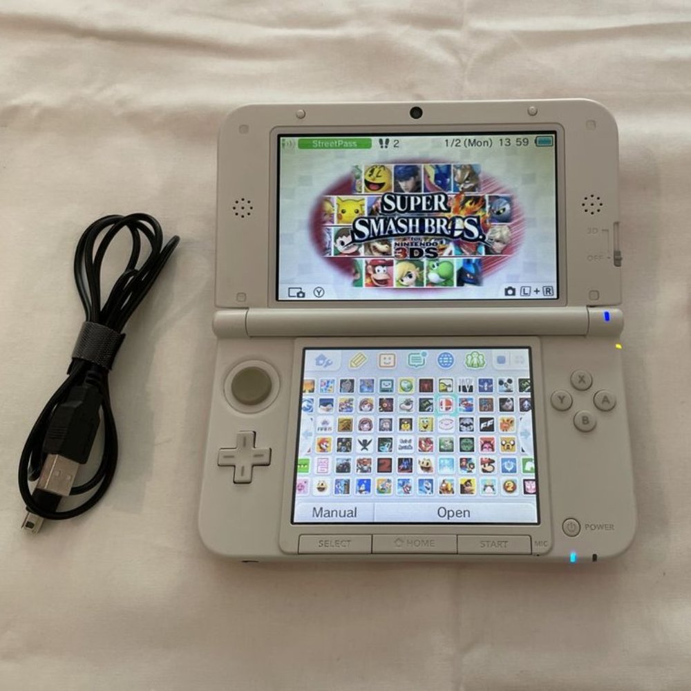 Nintendo Handheld Console - White and Gray